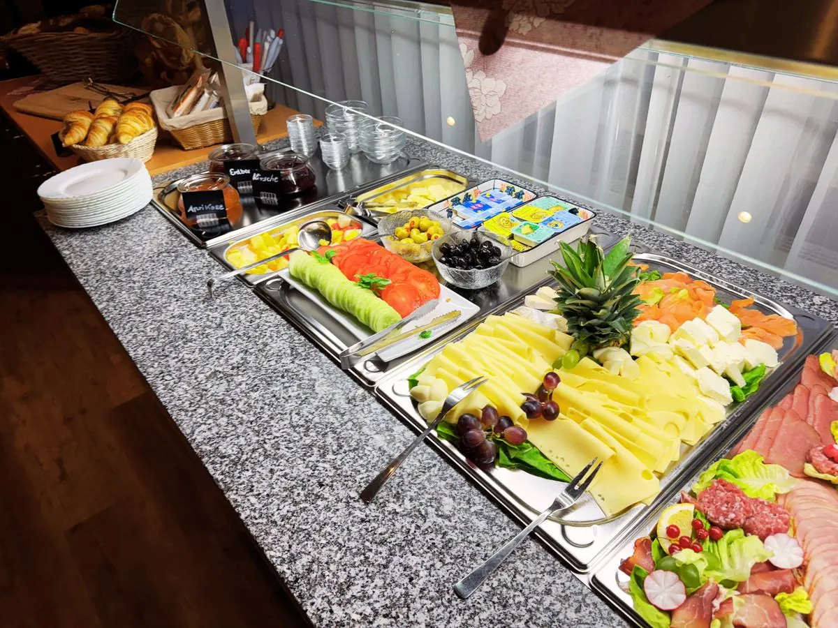 Frühstücksbuffet im Hotel Thannhof